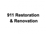 911 Restoration & Renovation