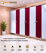 Premium Toilet Cubicles & Urinal Partition Manufacturers in India | Qbikal Systems