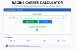 Racine Carree Calculator